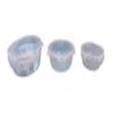 Imagem de Conjunto 3 Potes Herméticos Redondos Multiuso com Tampa, Plástico, Transparente com Detalhe Rosa, 320ml/580ml/1000ml, Livres de BPA, Empilháveis