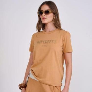 Imagem de Camiseta Colcci Imperfect Feminino-Feminino
