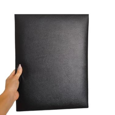 Imagem de Kit Cabeceira de Cama Placas Estofadas 30x40cm (Preto-Courino,8)