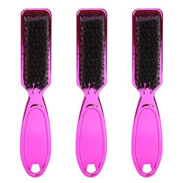 Imagem de CUOFYUNL 3 peças pente modelador de barba multifuncional escova para escovar bigode com cabo curvo