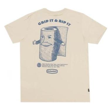 Imagem de Camiseta Element Grip It - Areia-Masculino