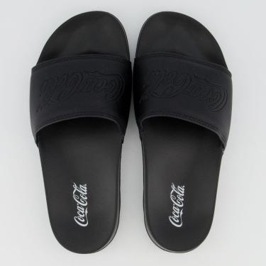 Imagem de Chinelo Coca Cola Groove Slide Preto-Unissex