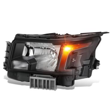 Imagem de DNA MOTORING Lâmpada de farol de projetor estilo original do lado do motorista compatível com Nissan Frontier 2022-2025; serve apenas para modelos com faróis de halogênio de fábrica, NI2502289