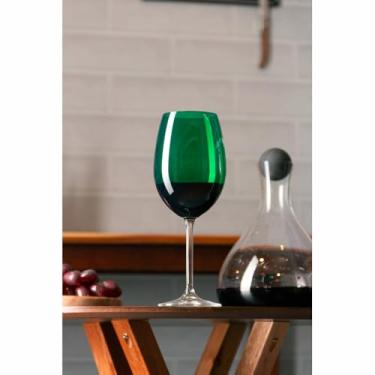 Imagem de WOLFF - Conjunto 6 Taças para Vinho de Cristal Ecológico Banquet Esmeralda 580ml