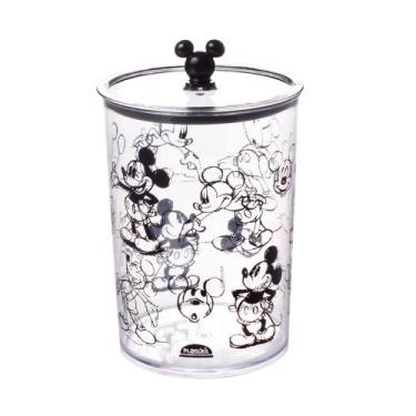 Imagem de Porta mantimentos redondo cristal decorado mickey 1 l - Plasutil