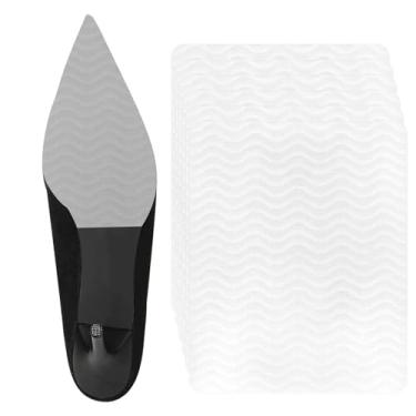 Imagem de 6 protetores de sola de sapato, protetor autoadesivo transparente para calcanhares, EVA antiderrapante, protetor de salto alto, capa inferior para mulheres