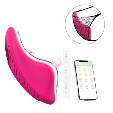 Imagem de Vibrador de Calcinha Bluetooth com Controle por App | Discreto, Silencioso e Recarregável | Uso a Distância (Pink)