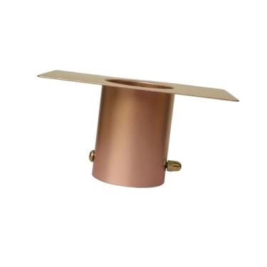 Imagem de ShengQuanHao Adaptador para Calha com Corrente de Chuva, Decoração de Jardim, Acessórios Decorativos, Suporte Metálico para Corrente de Chuva em Drenos Externos, Rosa Ouro, Tamanho real