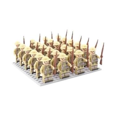 Imagem de Boneco De Blocos De Montar Soldado Da Segunda Guerra Mundial Alemão Br