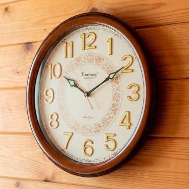Imagem de Relógio De Parede Tiansheng Decorativo Branco Rustico 46cm