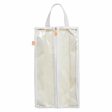 Imagem de Saco Organizador De Sapato Calçado Transparente Linha Sweet cor:branco