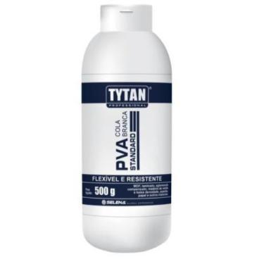 Imagem de Cola Pva Branca 500g Tytan Standard Branca Uso Geral