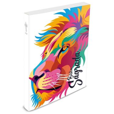 Imagem de Bíblia Leão Color Branca - Brochura - NTLH