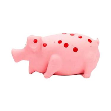 Imagem de Brinquedo De Porquinho De Látex Para Animais De Estimação, Squeaky, Du