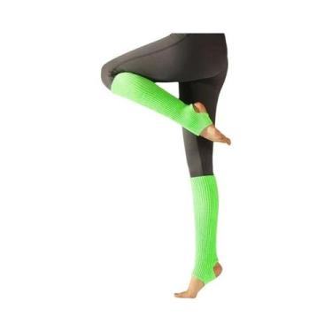 Imagem de Meias Longas De Lã Para Inverno Femininas, Aquecedores De Pernas Para 