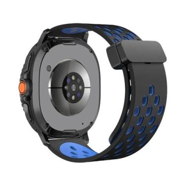Imagem de Pulseira De Silicone Magnética D Buckle De 46mm 44mm 40mm Para Samsung