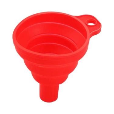 Imagem de Funil De Silicone Dobrável Portátil Para Transferência De Líquidos Em 