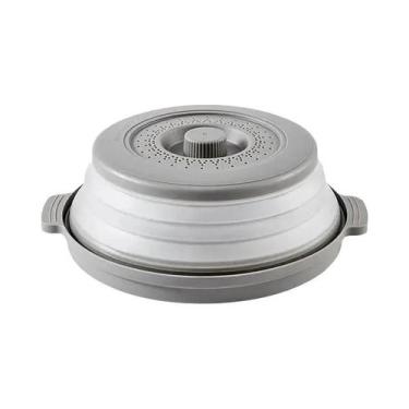 Imagem de Tampa Dobrável Multifuncional Para Micro-ondas, Gadget De Cozinha Cola