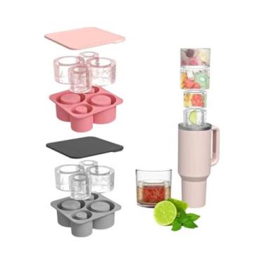 Imagem de Forma De Silicone Para Cubos De Gelo Para Copo Stanley 20oz 30oz 40oz 