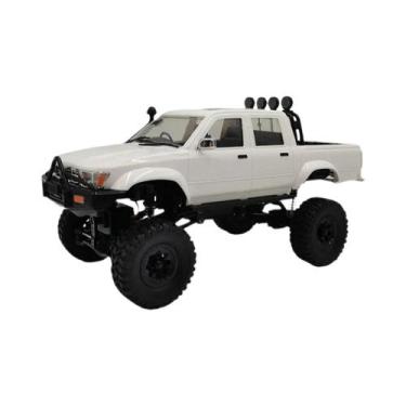 Imagem de Carro RC WPL C64-1 Escala 1:16 2.4G 4WD Com Controle Remoto, Luz LED, 