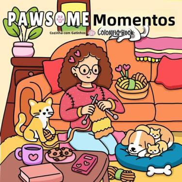 Imagem de Livro De Colorir Para Adultos: Momentos Aconchegantes Com Animais De E