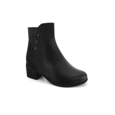 Imagem de Bota Comfortflex Em Sintetico Feminino - Preto