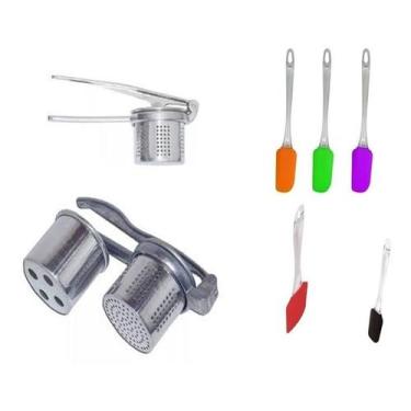 Imagem de 1 Espremedor Batata Legumes C/ Nhoqueira + 1 Pão Duro - PHAEL