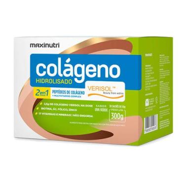 Imagem de Colágeno Hidrolisado Verisol Em Pó 30 Saches Uva Verde - Maxinutri