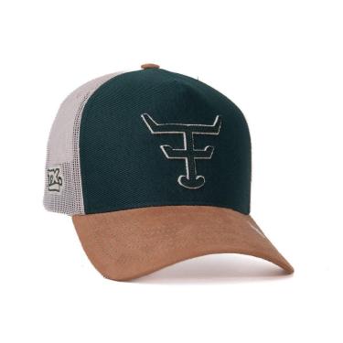 Imagem de BONE TEXAS FARM - TF1014 - VERDE MUSGO/ CARAMELO Único-Unissex