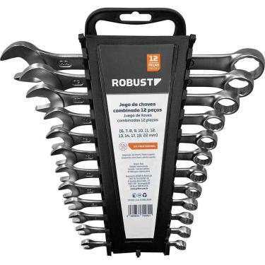 Imagem de Jogo De Chaves Combinadas, 6,0 Mm A 22,0 Mm, Com 12 Peças, S09105012 3370080, Robust Ostenvonder