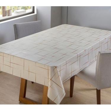 Imagem de Toalha de mesa Jolitex Impermeável limpa Facil poliéster/Pvc, 7, 6 cad