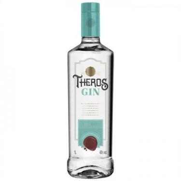 Imagem de Bebida Gin Dry Salton Theros Garrafa Vidro 1 Litro, Dry, 1L
