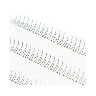 Imagem de Cílios Postiços Pretos Em C Com Curvatura Em V, Naturais E Macios, Est