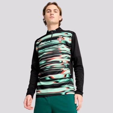 Imagem de Blusão Puma Portugal Pré-Jogo 2025 Masculina-Masculino