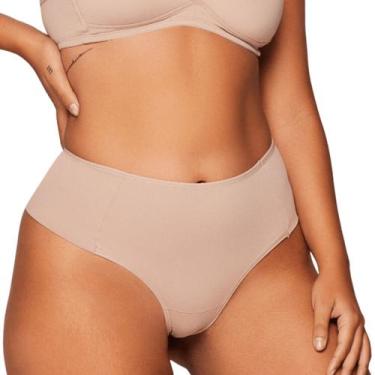 Imagem de Calcinha fio duplo em microfibra liebe, G, Chocolate