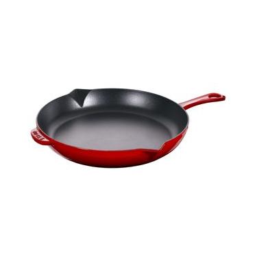 Imagem de FRIGIDEIRA STAUB REDONDA EM FERRO FUNDIDO 26CM VERMELHO CEREJA 405107170