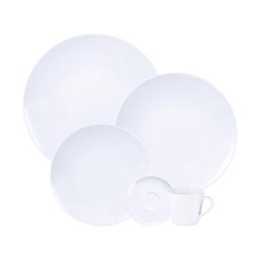 Imagem de Aparelho de Jantar Chá 20 Peças Tramontina Redondo Porcelana Branco Le