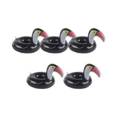 Imagem de Conjunto De Porta-Copos Infláveis Para Piscina, Bandeja Flutuante Para