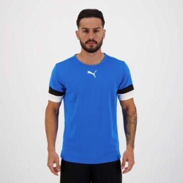 Imagem de Camiseta Puma Teamrise Azul-Masculino