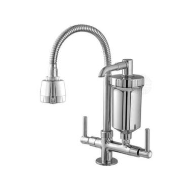 Imagem de Torneira Metal Inox Filtro Gourmet Pia Mesa Cozinha Bancada CasaGrande