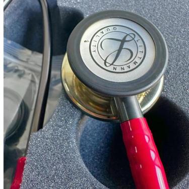 Imagem de Estetoscópio 3m Littmann Classic Ill Cores Variadas, Vinho Champagne 5