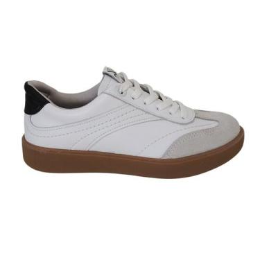 Imagem de Tênis Pegada Feminino Minimalista Em Couro Leve e Confortável Tamanho: