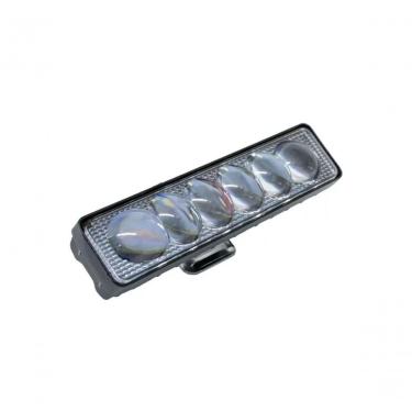 Imagem de Farol Auxiliar para Veículos Diversos TP-6201 RT 6 Leds SLIM FIT 6000K Branco Foco Fechado em Liga de Alumínio Tarponn