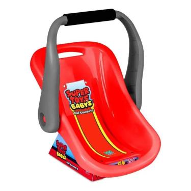 Imagem de Bebê Conforto para Bonecas Vermelho 37cm - 443 - Super Toys