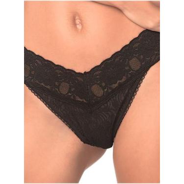 Imagem de Calcinha Fio Dental Demillus 051190 Buquê Renda Poliamida T. PP/M G/EG