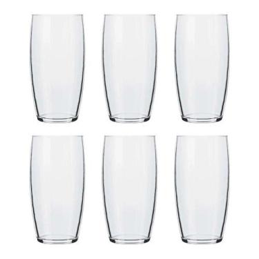 Imagem de Jogo de Copos Long Drink Nadir Oca em Vidro Liso Transparente 300ml Co
