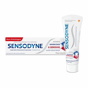 Imagem de Creme Dental Sensibilidade e Gengivas Whitening Sensodyne 100g
