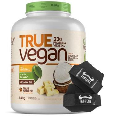 Imagem de Proteina Vegana Chocolate Branco Coco 1.8Kg Luva True Source