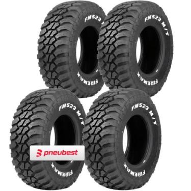 Imagem de Kit 4 Pneus 245/75R16 LT 120/116Q 10 Lonas FM523 MT Firemax (Letras Br