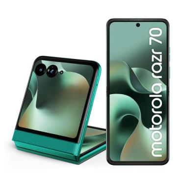 Imagem de Smartphone Motorola Razr 70 5G 256GB 24GB 8GB RAM16GB Ram Boost Tela e